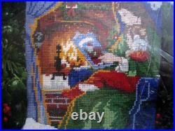 Dimensions Needlepoint Stocking Kit, CHRISTMAS COZY, Himsworth, Mom, Child, 9101,16