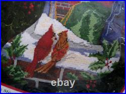 Dimensions Needlepoint Stocking Kit, CHRISTMAS COZY, Himsworth, Mom, Child, 9101,16
