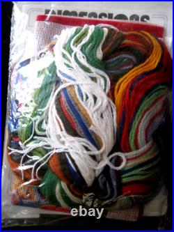 Dimensions Needlepoint Stocking Kit, CHRISTMAS COZY, Himsworth, Mom, Child, 9101,16