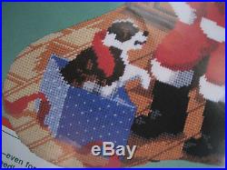 Dimensions Needlepoint Stocking Kit, CHRISTMAS EVE, Santa Delivers, Gillum, 9054,16