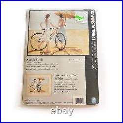 Dimensions SEASIDE STROLL Dominguez Cross Stitch Kit 35197 New Sealed RARE HTF