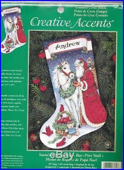 Dimensions Santa Gifts for All Horse Christmas Cross Stitch Stocking Kit 7959