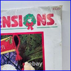 Dimensions Santa's Toy Christmas Stocking Needlepoint Kit 16 original pkg #9123 Dimensions Santa's Toy Christmas Stocking Needlepoint Kit 16 original pkg #9123