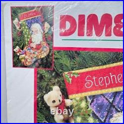 Dimensions Santa's Toy Christmas Stocking Needlepoint Kit 16 original pkg #9123 Dimensions Santa's Toy Christmas Stocking Needlepoint Kit 16 original pkg #9123