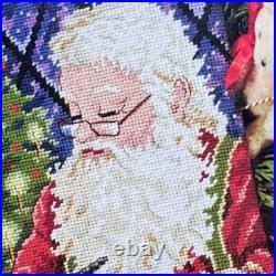 Dimensions Santa's Toy Christmas Stocking Needlepoint Kit 16 original pkg #9123 Dimensions Santa's Toy Christmas Stocking Needlepoint Kit 16 original pkg #9123