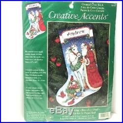 Dimensions Santas Gift Stocking Cross Stitch Kit New 7959 Creative Accents Horse