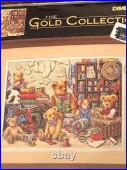 Dimensions The Gold Collection BUTTONS N BEARS 35151 Counted Cross Stitch New