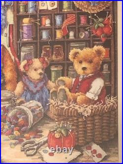 Dimensions The Gold Collection BUTTONS N BEARS 35151 Counted Cross Stitch New
