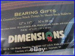Dimensions The Gold Collection Bearing Gifts Cross Stitch Kit #8638 Christmas