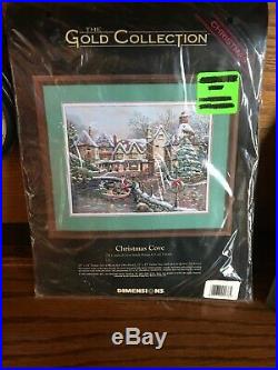 Dimensions The Gold Collection Christmas Cove Counted Cross Stitch Kit # 8494