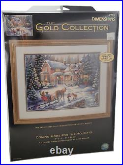 Dimensions The Gold Collection Coming Home For The Holidays Cross Stitch Kit