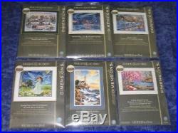 Dimensions The Gold Collection Cross Stitch aurora rocky point Time LOT OF 6