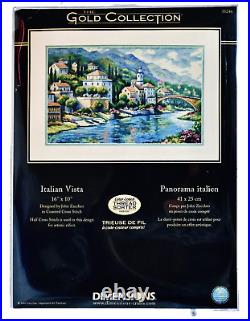 Dimensions The Gold Collection ITALIAN VISTA Counted Cross Stitch Kit 2008 NEW