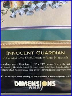 Dimensions The Gold Collection Innocent Guardian Angel Cross Stitch Kit 1996
