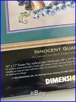 Dimensions The Gold Collection Innocent Guardian Angel Cross Stitch Kit 1996
