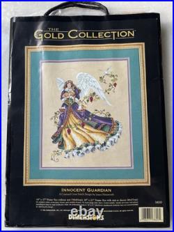 Dimensions The Gold Collection Innocent Guardian Angel Cross Stitch Kit 3820 NIP