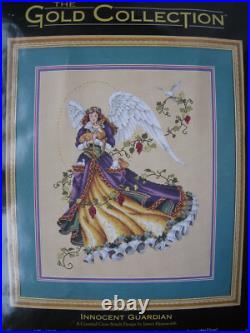 Dimensions The Gold Collection Innocent Guardian Angel Cross Stitch Kit 3820 Vtg