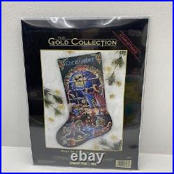 Dimensions The Gold Collection Must Be St. Nick Stocking #8567 Cross Stitch Kit