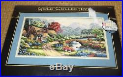 Dimensions The Gold Collection NEW English Valley Cottage Cross Stitch 35019
