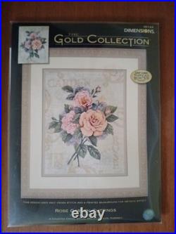 Dimensions The Gold Collection Rose Garden Cuttings Counted Cross Stitch Kit