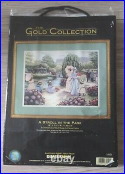 Dimensions The Gold Collection cross stitch kit A stroll in the park #35021