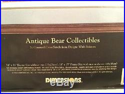 Dimensions X Stitch Gold Collection ANTIQUE BEAR COLLECTIBLES NEWithSEALED