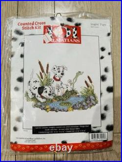 Disney 101 Dalmatians Counted Cross Stitch Kit Leapin' Pups #31011