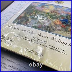 Disney Collection Beauty and the Beast Falling in Love Cross Stitch Kit 52505
