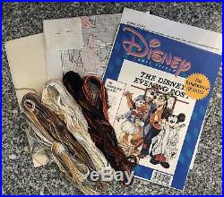 Disney Cross Stitch Kit Evening Post The Barbershop Quartet 16 x 20 Mickey Mouse