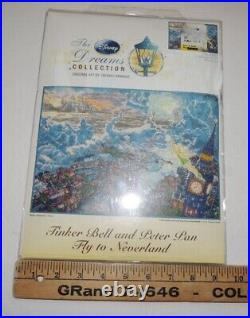 Disney Dream & Thomas Kinkade Cross Stitch Kit 52502 TINKER BELL & PETER PAN FLY