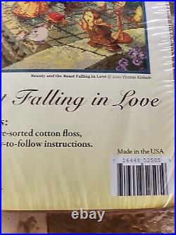 Disney Dreams Collection Beauty and the Beast Falling In Love Cross Stitch Kit