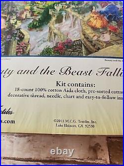 Disney Dreams Collection Beauty and the Beast Falling In Love Cross Stitch Kit
