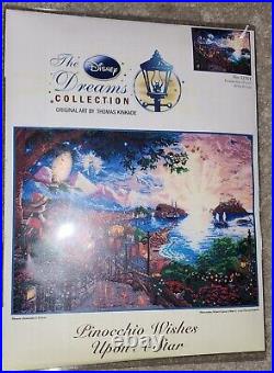 Disney Dreams Collection Pinocchio Wishes Upon A Star Cross Stitch Kit Kinkade