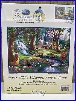 Disney Dreams Collection Snow White Thomas Kinkade Counted Cross Stitch Kit RARE