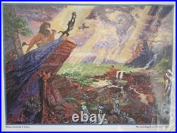 Disney Dreams Collection by Thomas Kinkade Lion King Cross Stitch Kit. Sealed