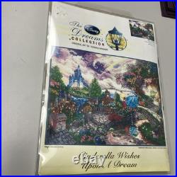 Disney Dreams Kinkade Cinderella Wishes Upon a Dream Cross Stitch Kit 52503 FS