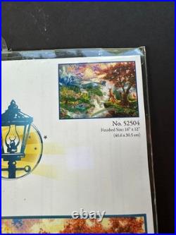 Disney Dreams Thomas Kinkade Bambi's First Year Cross Stitch Kit 16 x 12 52504