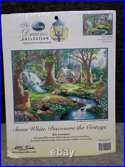 Disney Dreams Thomas Kinkade Cross Stitch Kit Snow White Cottage 52500 16x12