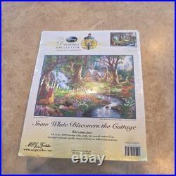 Disney Dreams Thomas Kinkade Cross Stitch Kit Snow White Cottage 52500 16x12 NEW