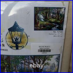 Disney Dreams Thomas Kinkade Cross Stitch Kit Snow White Cottage 52500 16x12 NEW