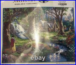Disney Dreams Thomas Kinkade Cross Stitch Kit Snow White Cottage 52500 16x12 NEW