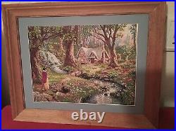 Disney Dreams Thomas Kinkade Cross Stitch Snow White Cottage