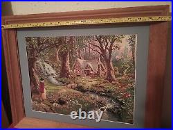 Disney Dreams Thomas Kinkade Cross Stitch Snow White Cottage