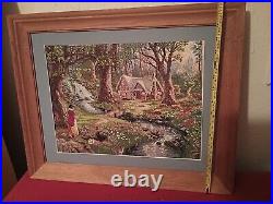 Disney Dreams Thomas Kinkade Cross Stitch Snow White Cottage