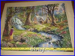 Disney Dreams Thomas Kinkade Cross Stitch Snow White Cottage