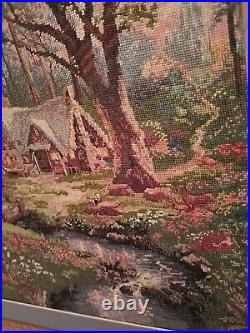 Disney Dreams Thomas Kinkade Cross Stitch Snow White Cottage