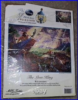 Disney Dreams Thomas Kinkade Lion King Cross Stitch Kit