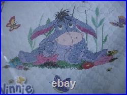 Disney Eeyore from Winnie the Pooh/ Cross Stitch Quilt Kit by Janlynn/34x43/ NEW