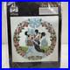 Disney-Mickey-Minnie-Mouse-Wedding-Cross-Stitch-Kit-14-Count-Aida-15x15-New-Rare-01-at