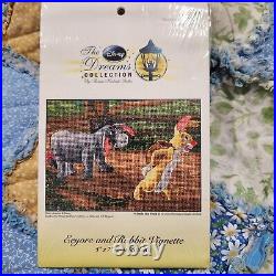 Disney The Dreams Collection Eeyore and Rabbit Vignette Cross Stitch Kit Kinkade